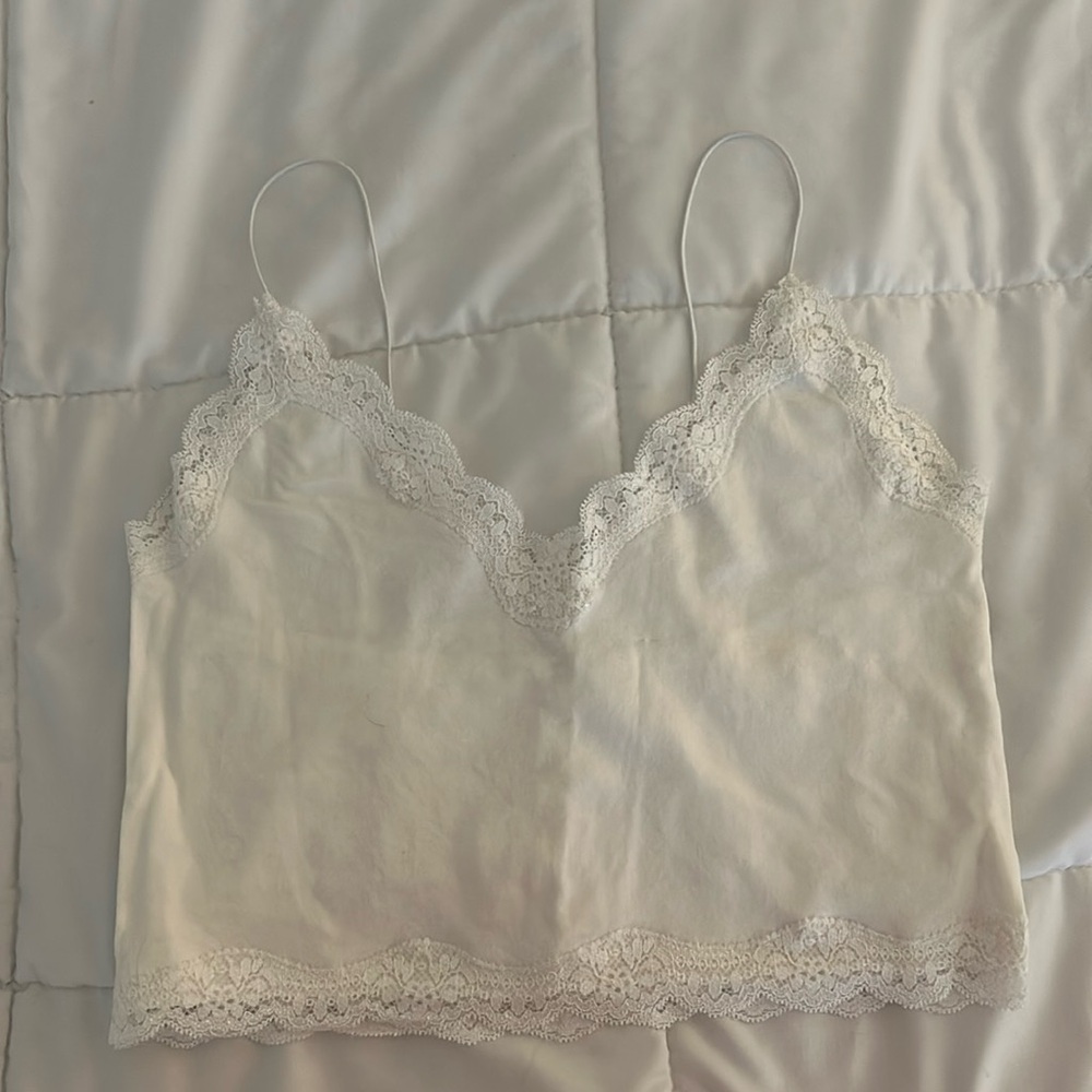 Forever 21 seamless white tank top